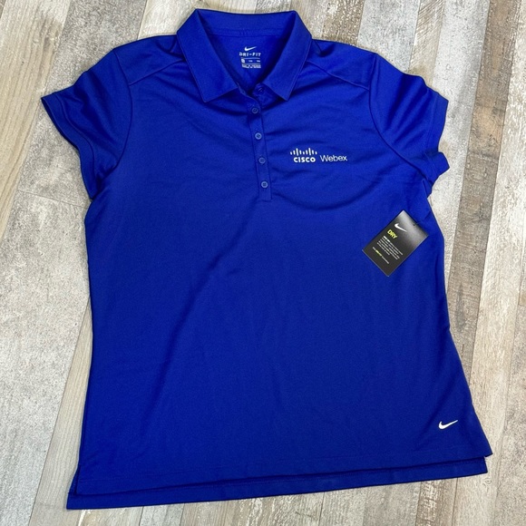 Women’s Nike Dri-Fit Cisco WebEx Branded Polo Shirt - Size XXL - Picture 1 of 6
